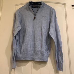 Like new vineyard vines 100% cotton quarter zip sweater